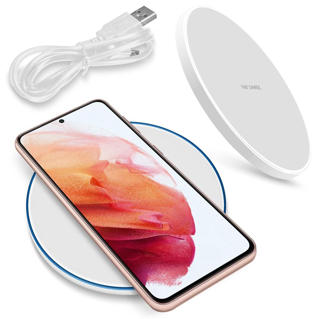 Schnell Ladegerät für Samsung Galaxy S21 FE Für  QI Produktbild 