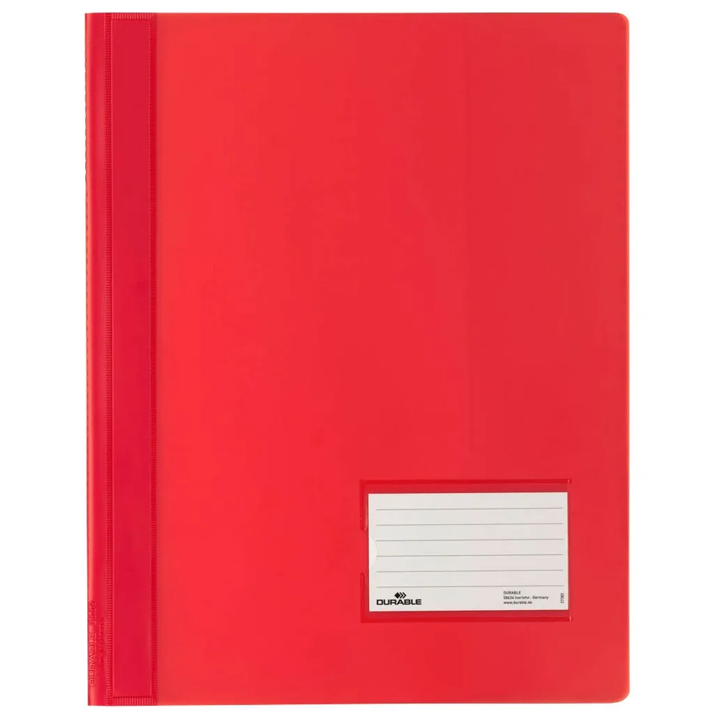 Classeur à levier DURABLE 979268003 rouge contre le désordre A4
