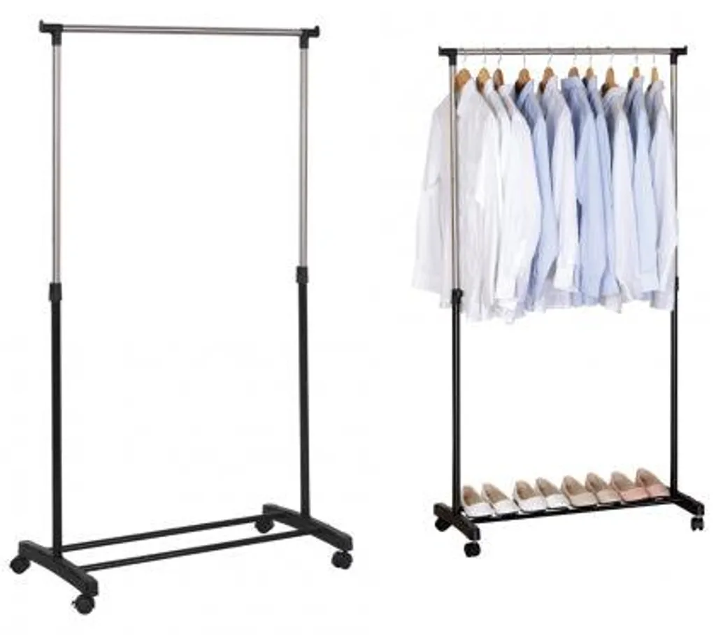 Penderie mobile ajustable Mono Brixo pour vêtements et linges de maison