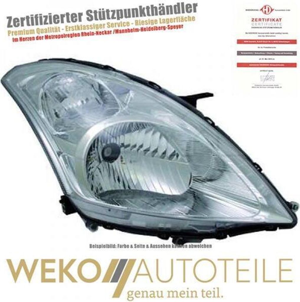 Scheinwerfer links DIEDERICHS 6415081 für SUZUKI