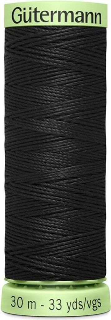 Knoflíková (režná) nit Gütermann 30 m - 000 - černá Obrázek produktu 