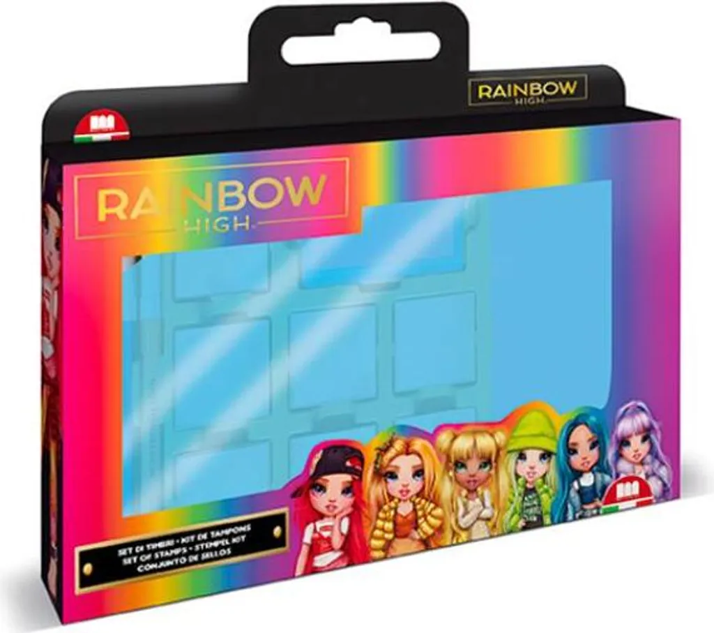 Kit Tampons Arc-En-Ciel Multiprint pour Décorer Cahiers et Dessins
