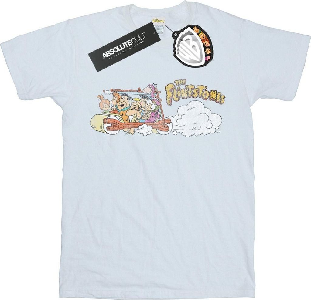 The Flintstones - T-Shirt für Damen BI49949 (L) (Weiß)