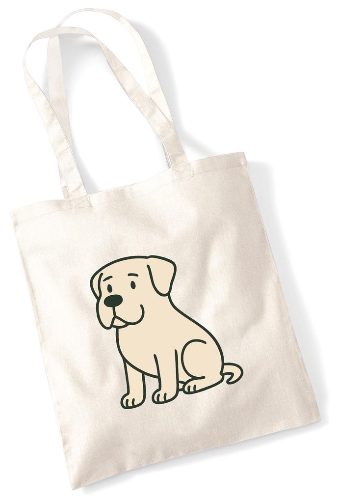 Huuraa Jutebeutel Mastiff Comic Masti 10 Liter Natural Baumwolle Tasche Geschenkidee
