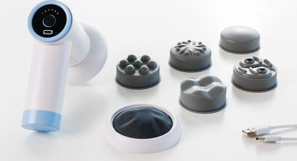 Oplaadbare massagepistool tegen cellulitis, 6-in-1, Productafbeelding 