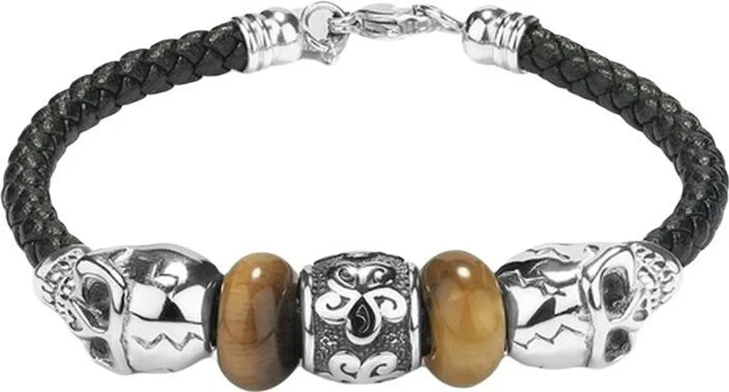 Bracciale Radiant RH000184 Uomo: Eleganza Urbana in Acciaio e Dettagli