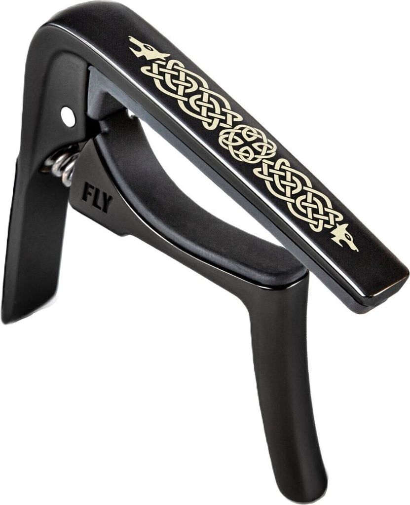 Dunlop MXR 63CBKC Trigger Fly Capo Celtic Knot Celtic Knot Kapodaster für Akustikgitarre
