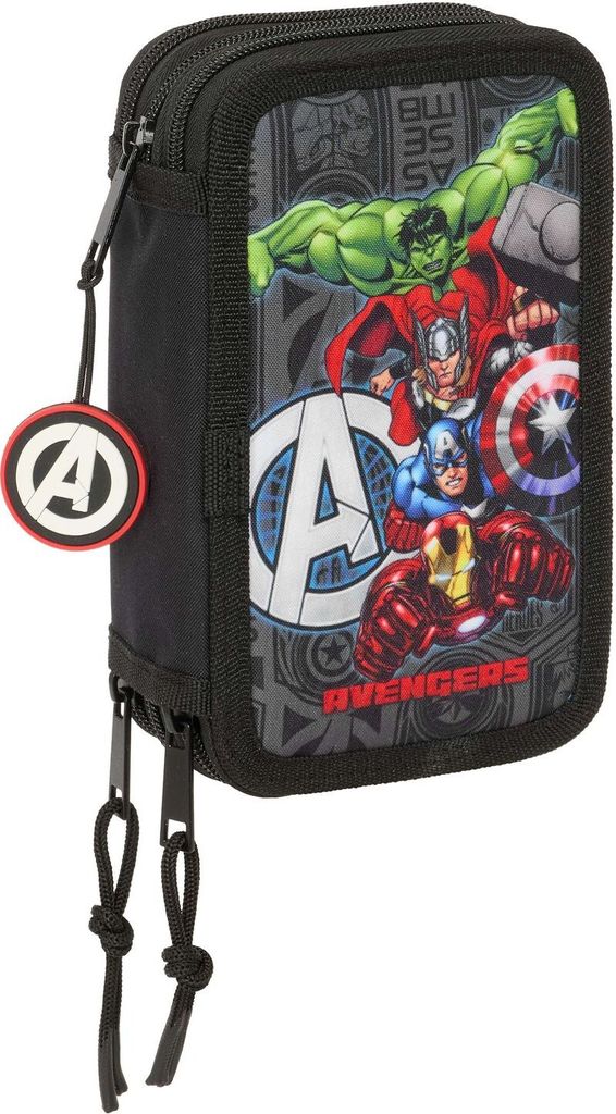 Marvel Avengers - Mäppchen Federmappe, 37 Teile, 3-fach Produktbild 