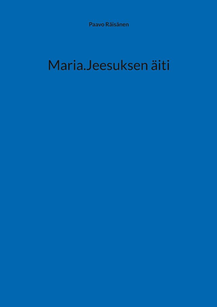 Maria.Jeesuksen äiti
