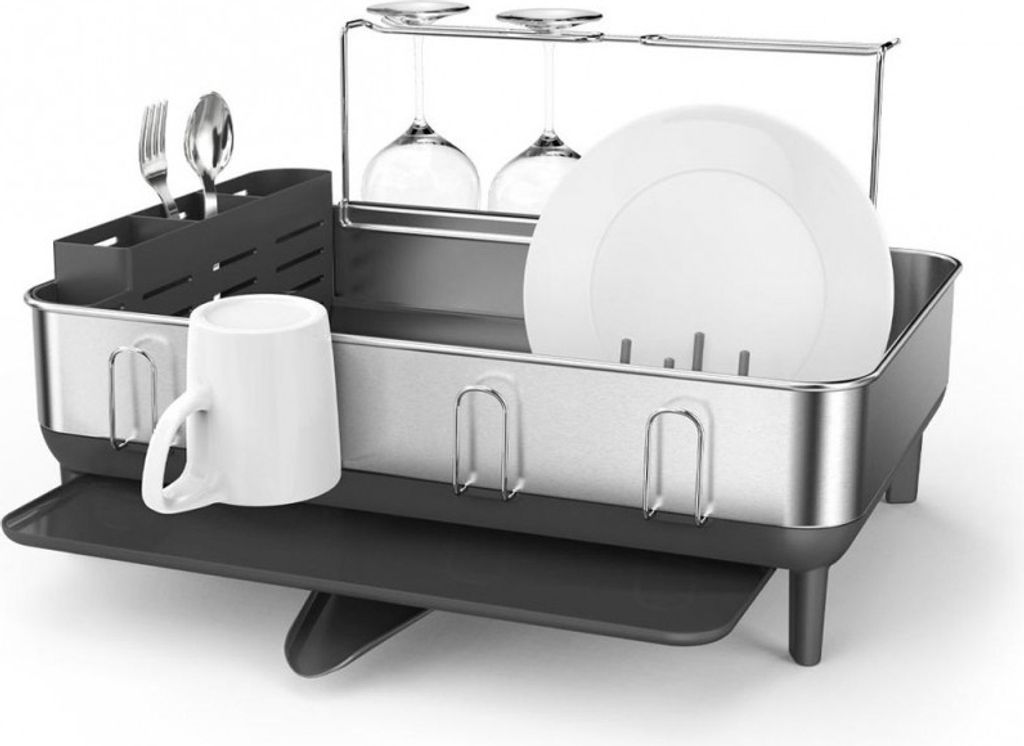 Simplehuman - Abtropfgestell mit Stahlrahmen