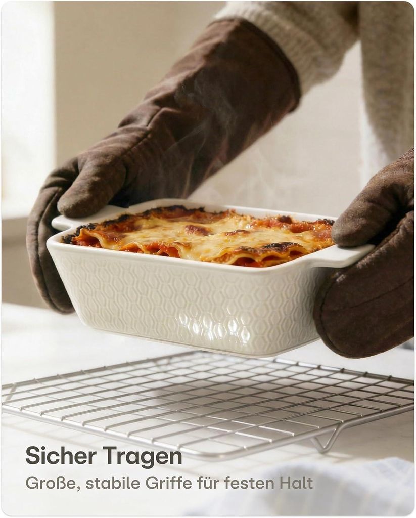 Auflaufform aus Keramik für 2 Personen