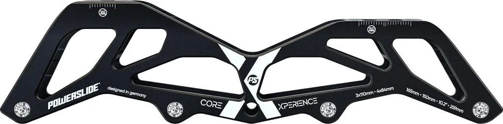 Platine Powerslide Core X-perience 10.1 pour roller vitesse argent