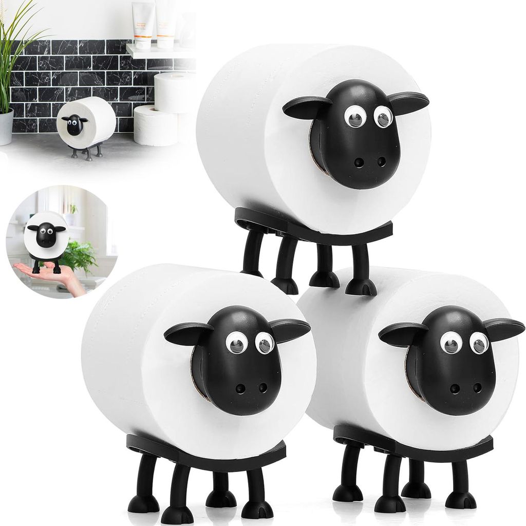 Toilettenpapierhalter Mit Schaf, Badezimmer-Set, Produktbild 