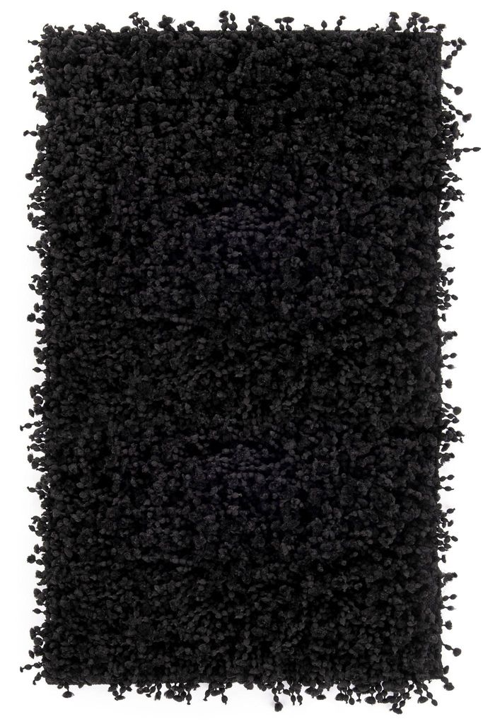 Heckettlane Badmat Onda Night Black 60x100 cm Polyester Productafbeelding 