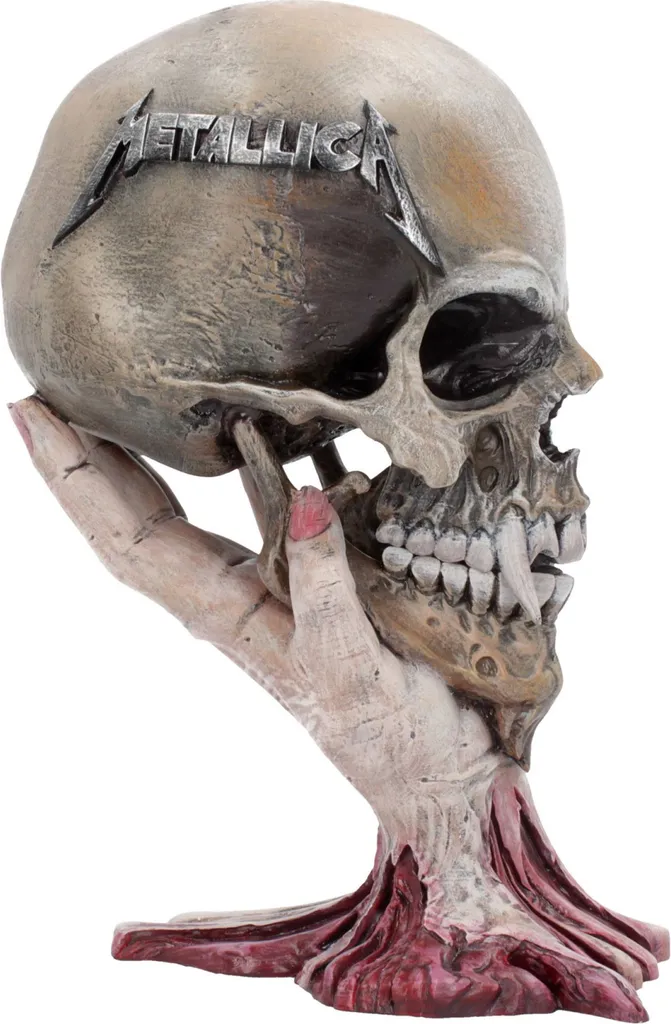 Statue Metallica Sad But True Skull 22 cm - Figurine Officielle Nemesis Now
