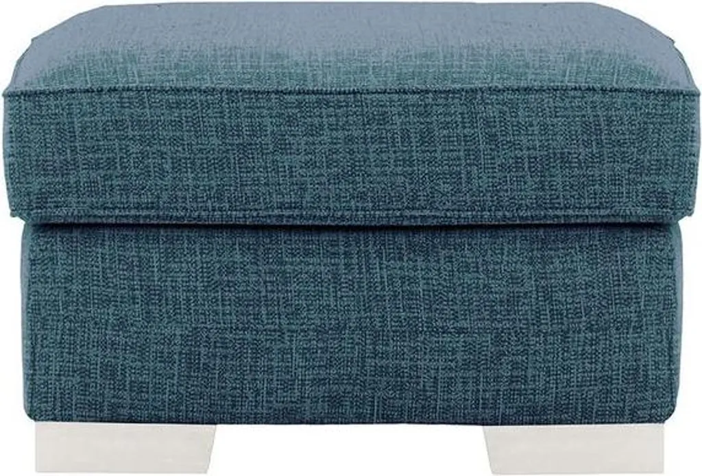 Pouf blanc compact Avos-Vitolini : gagnez de la place avec élégance