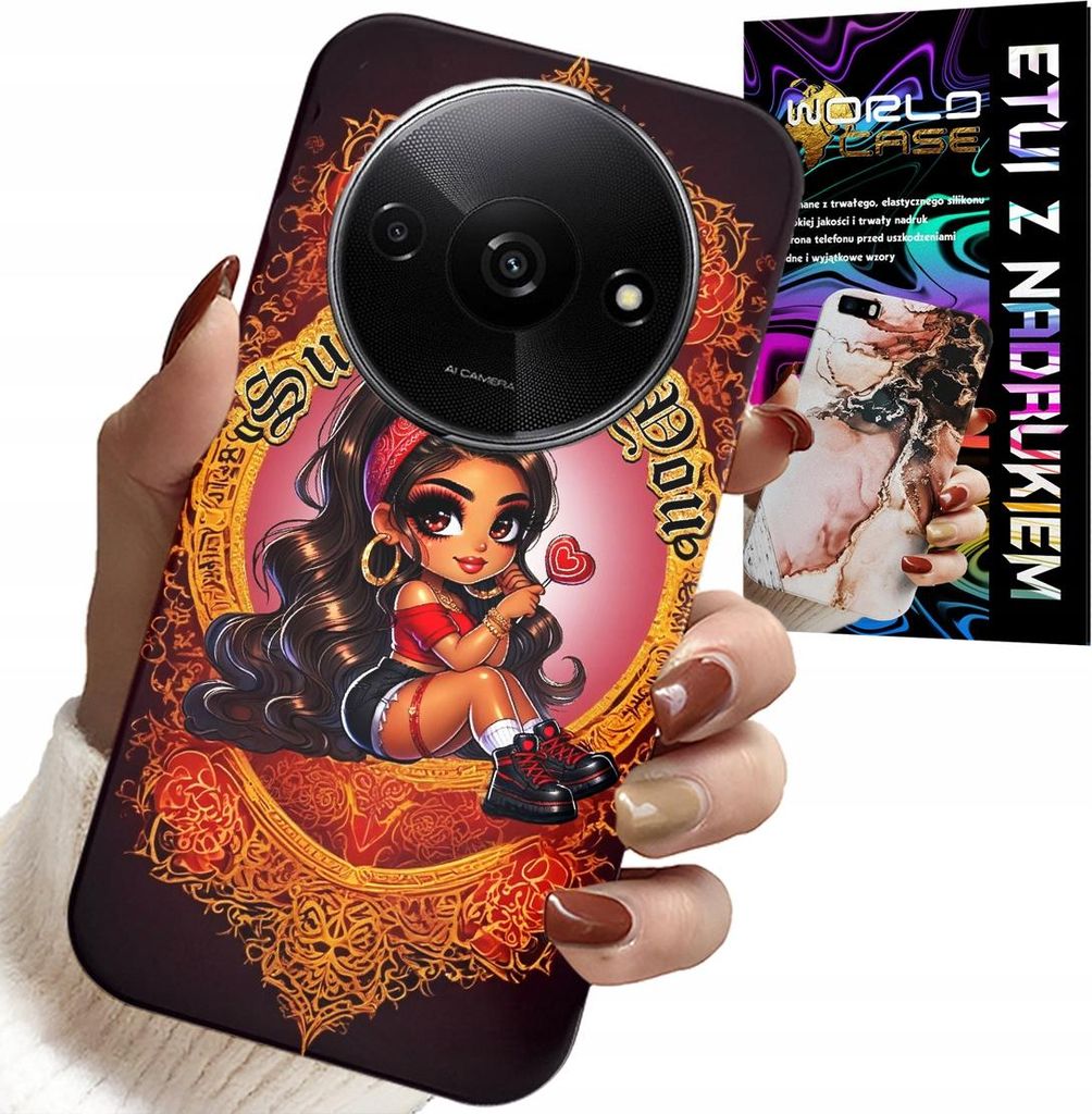 Gehäuse Für Xiaomi Redmi A3 - Sucker For You Fashion Doll Case + Glass