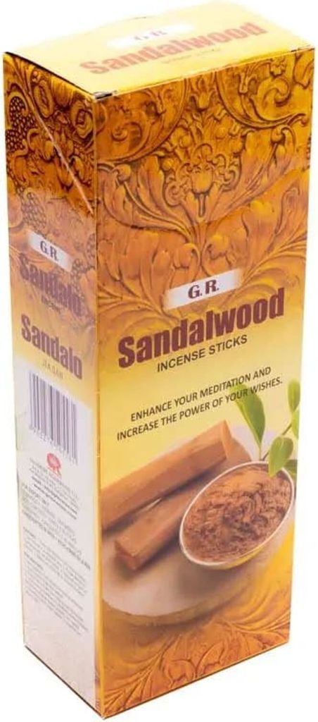 Räucherwerk Sandelholz Sechseck-Packung -- 20 g