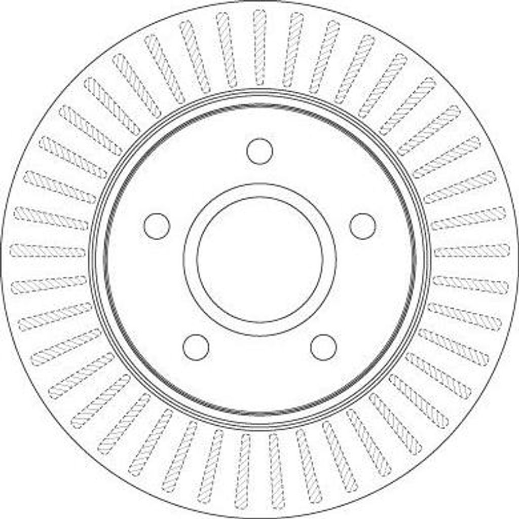 TRW DF6253S Bremsscheibe OE 68032944AA kompatibel mit Voyager, Freemont