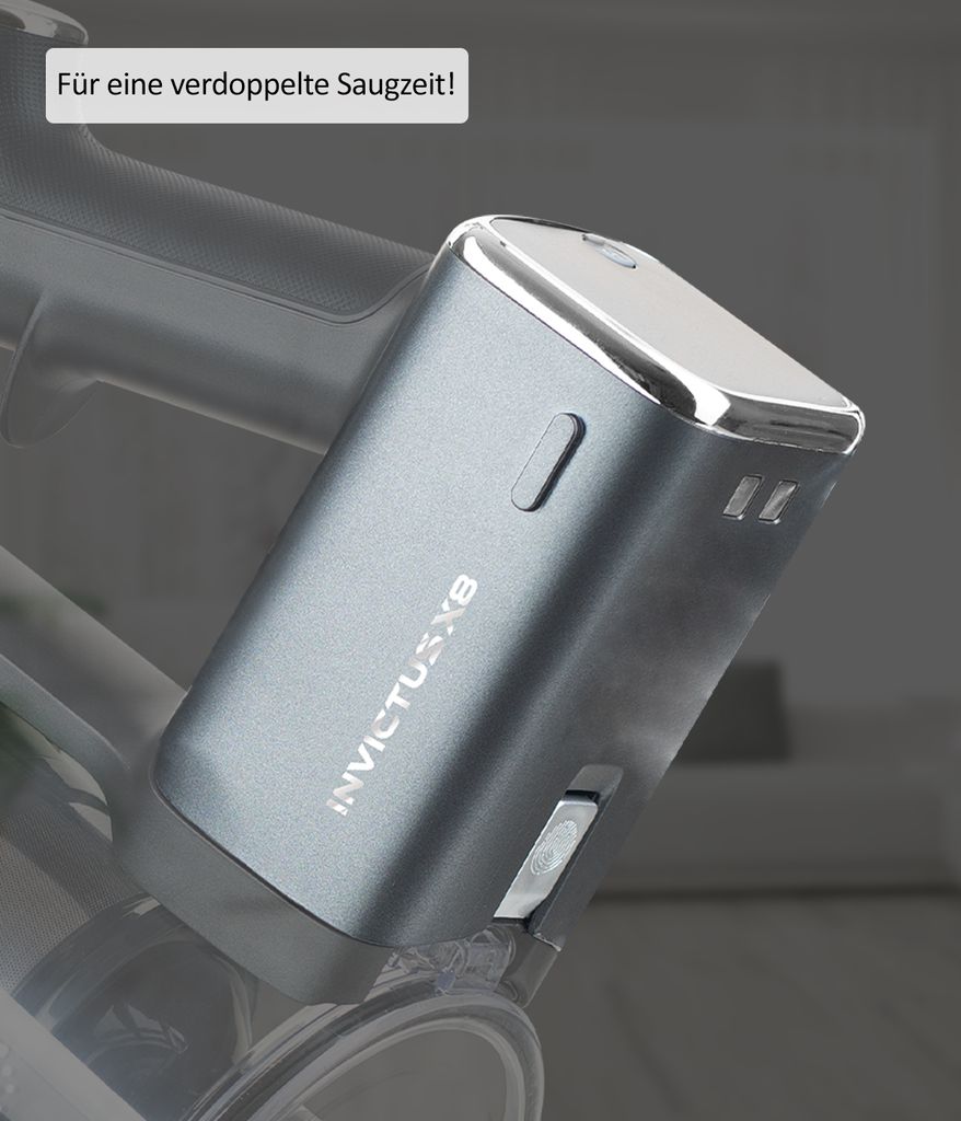 2000 MAh Akku Für GENIUS INVICTUS X5-01 Handstaubsauger - 21,6 V Li-Ionen