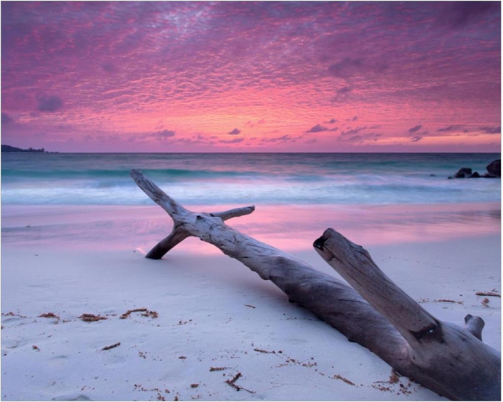 Wallario Poster - Abendhimmel bei Sonnenuntergang, Kunstdruck Größe: 40 x 50 cm