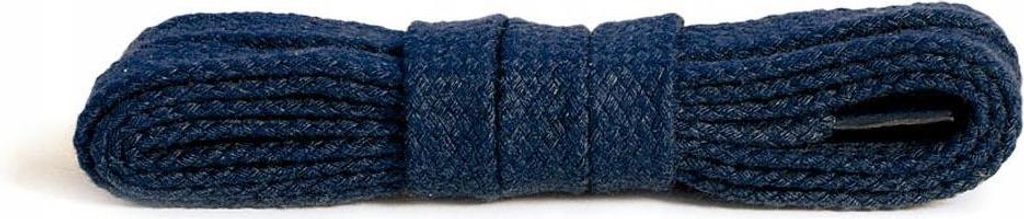 Langlebige flache Schnürsenkel 60 cm Kaps - Marineblau (0057)