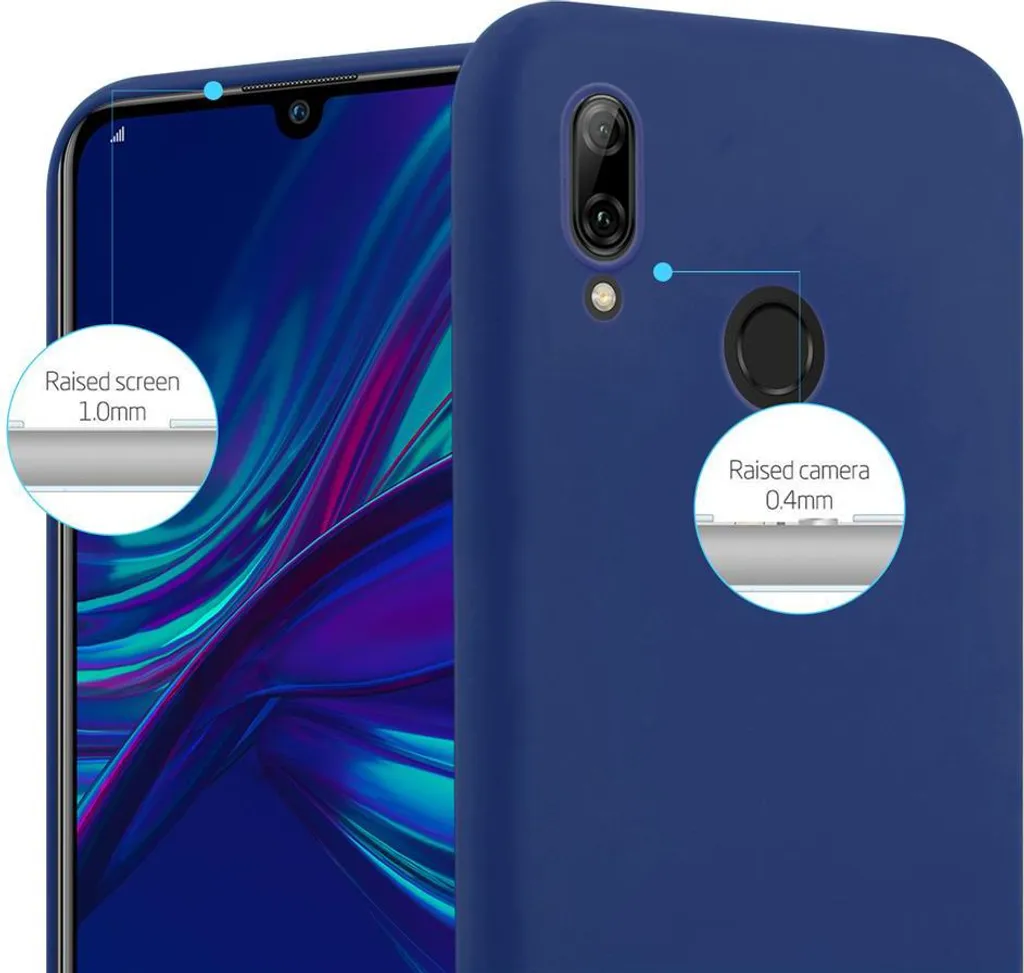 Cover Premium Cadorabo Blu per Huawei P Smart 2019 / Honor 10 Lite - 6