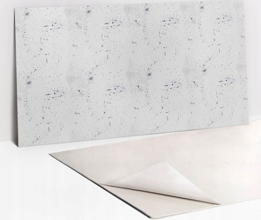 Selbstklebende PVC-Wandplatte, Fußboden Rohbetonstruktur 100x50 Cm