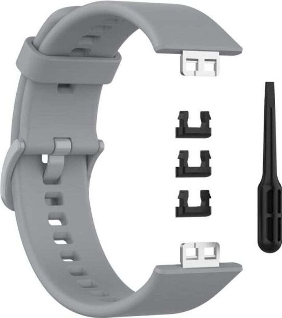 Silikon Armband Band Strap Uhrenarmband Für Huawei Watch Fit Sport Tracker Band Grau