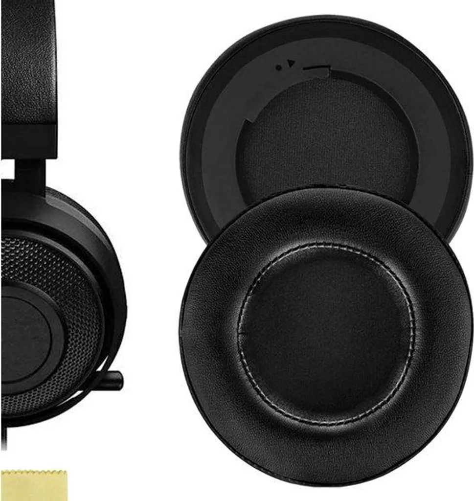 Coussinets de rechange pour casque gaming noir - Optimisez votre confort