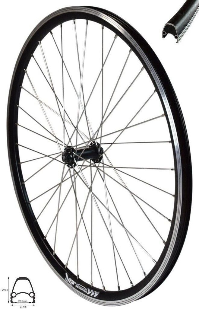 REDONDO 28 Zoll E-Bike Vorderrad Laufrad 4D Felge Shimano Produktbild