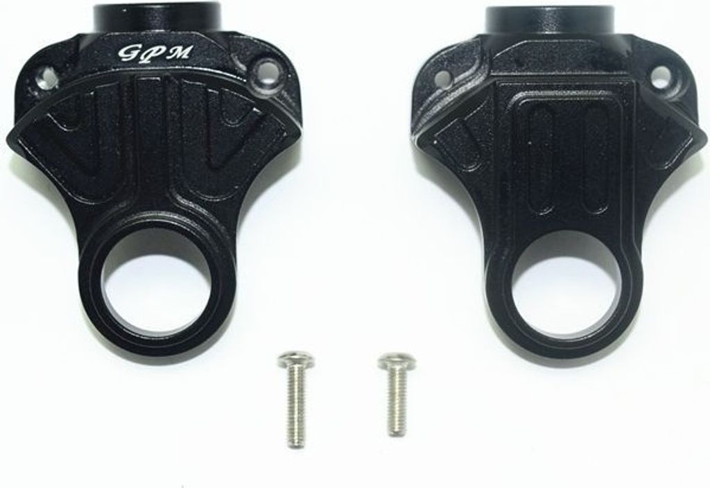 GPM ALUMINUM FRONT/REAR DIFFERENTIAL YOKE -4PC SET black GPMMAG012BK