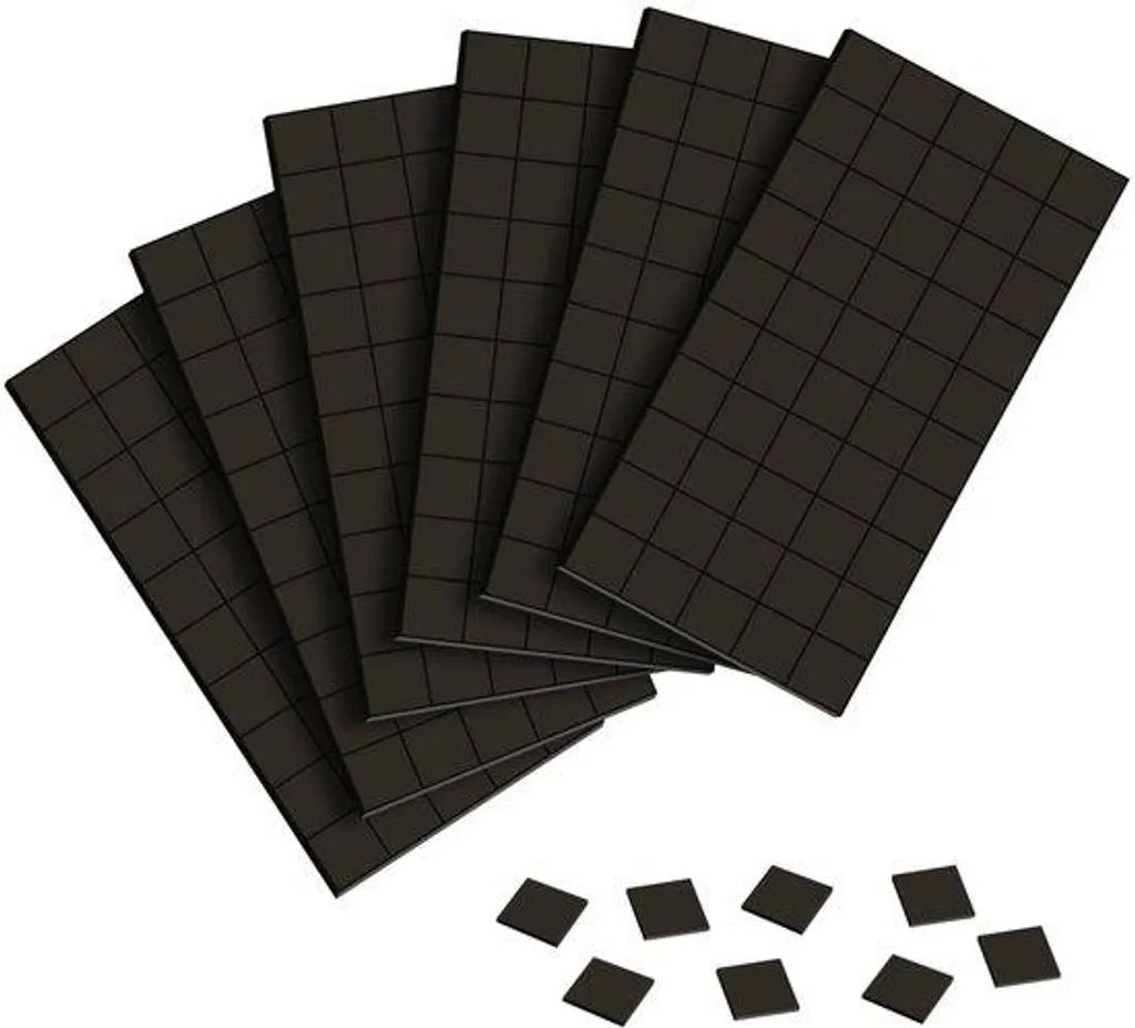 Aimants autocollants souples lot de 300 pastilles magnétiques adhésives