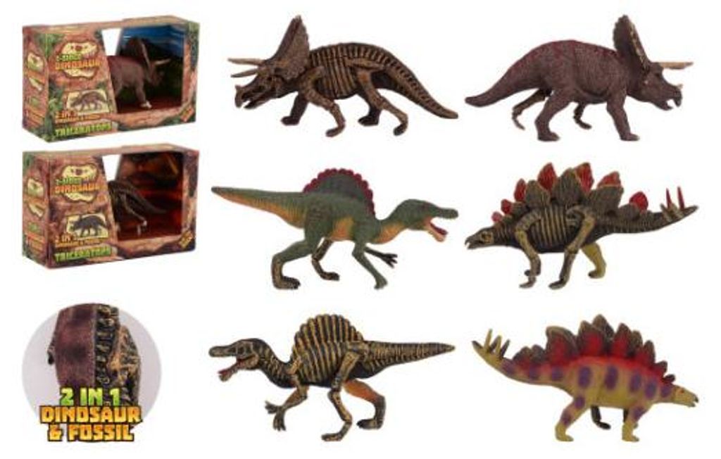 Johntoy Tierwelt Zweiseitiger Dinosaurier - Stegosaurus