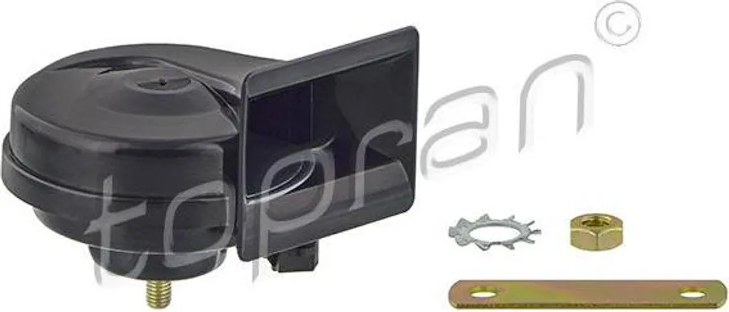 TOPRAN 102 955 Clacson OE 3B0951221 compatibile con Octavia, Toledo, Leon, Inca, Ibiza, Cordoba, Alhambra, TT, A3 8L, Golf IV, Golf III, Caddy, Bora, New Beetle, Passat 35I, Polo 6V, Transporter IV, Vento, Sharan
