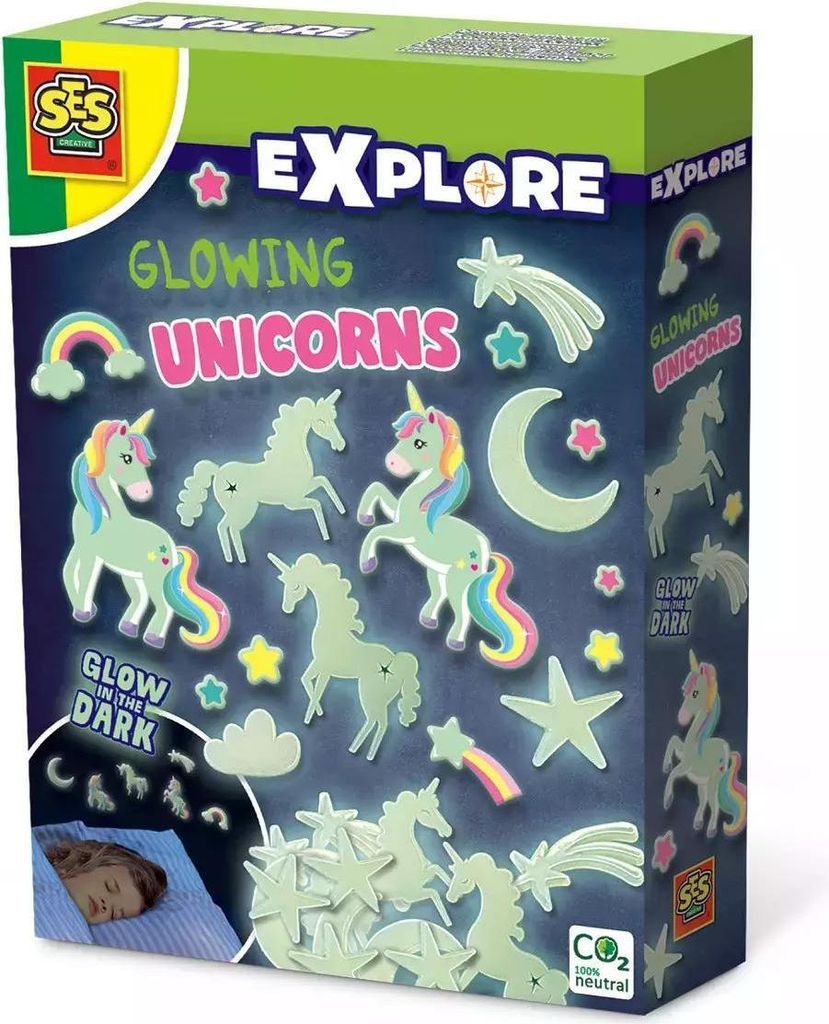 SES Explore Świecące w nocy jednorożce 25128 51284 Zdjęcie produktu 
