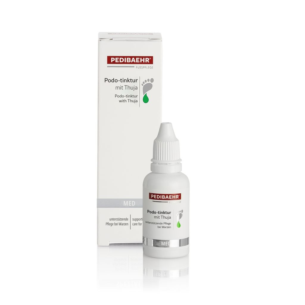 Podo-tinktur unterstützend bei Warzen, mit Thuja, 30 ml Produktbild 
