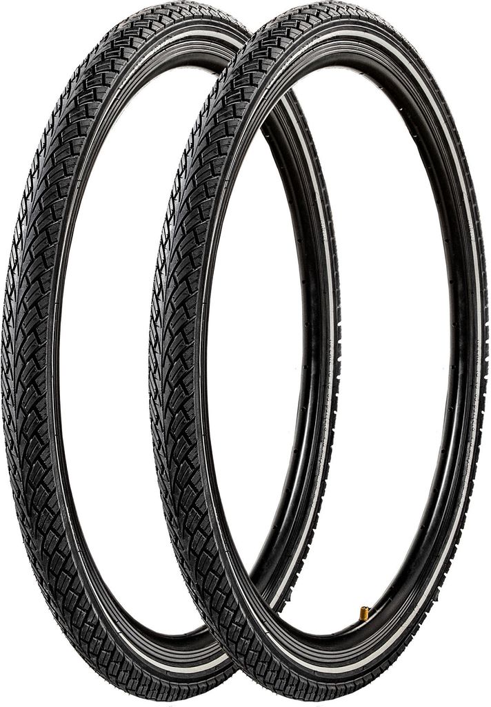 Zündapp Fahrradreifen Trekking City 2 Reifen schwarz Reflex 26 x 1,75"
