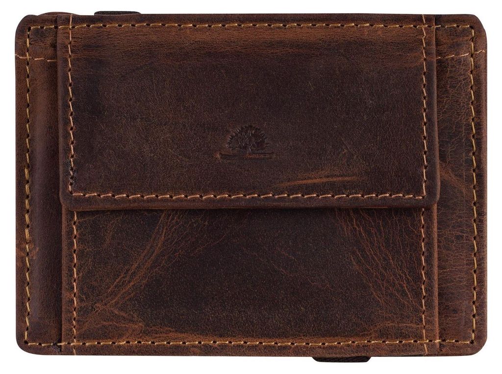 GREENBURRY Cuir porte-cartes Vintag Magic Wallet Coinpocket Image du produit 