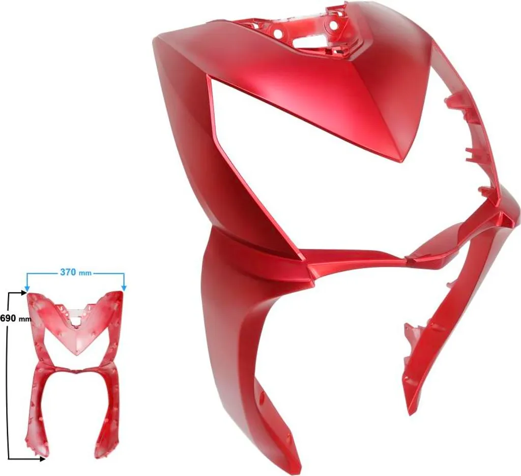 Coque de projecteur ENERGY 2.0 rouge - Châssis de rechange étanche