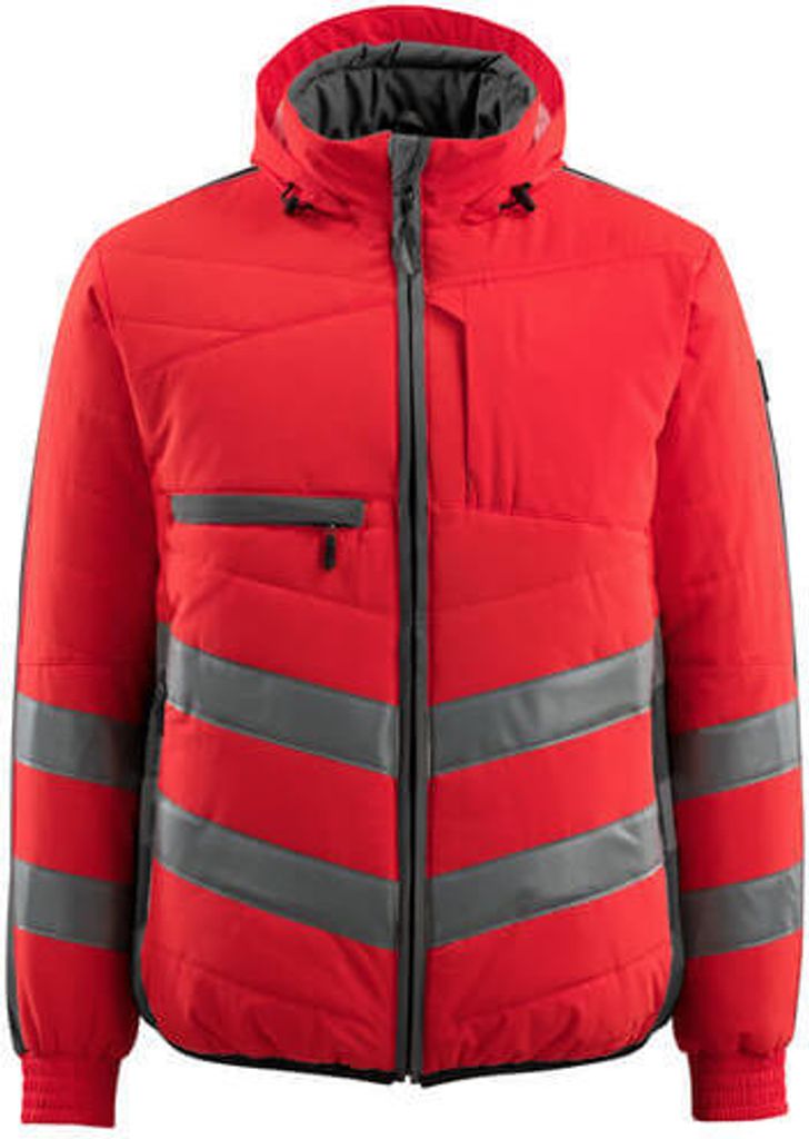 MASCOT Dartford Thermojacke Größe 4XL, hi-vis rot/dunkelanthrazit | Packung (1 Stück)
