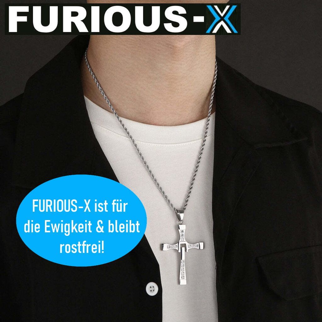 FURIOUS-X Fast Furious Vin Diesel Dominic Toretto Kreuz Produktbild 5