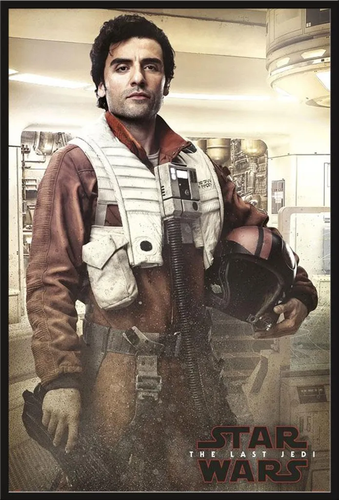 Affiche Star Wars Poe Prêt au Combat : Fini les Posters Plissés et Abîmés