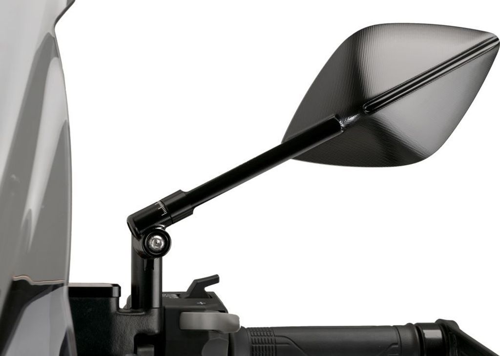 PUIG 21125N Rückspiegel Top-Tech I passend fuer KAWASAKI Z750 Schwarz