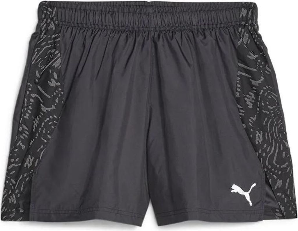 Puma Run Aop 5 ́ ́ Kurze Hose Schwarz L Herren,Damen Schwarz L