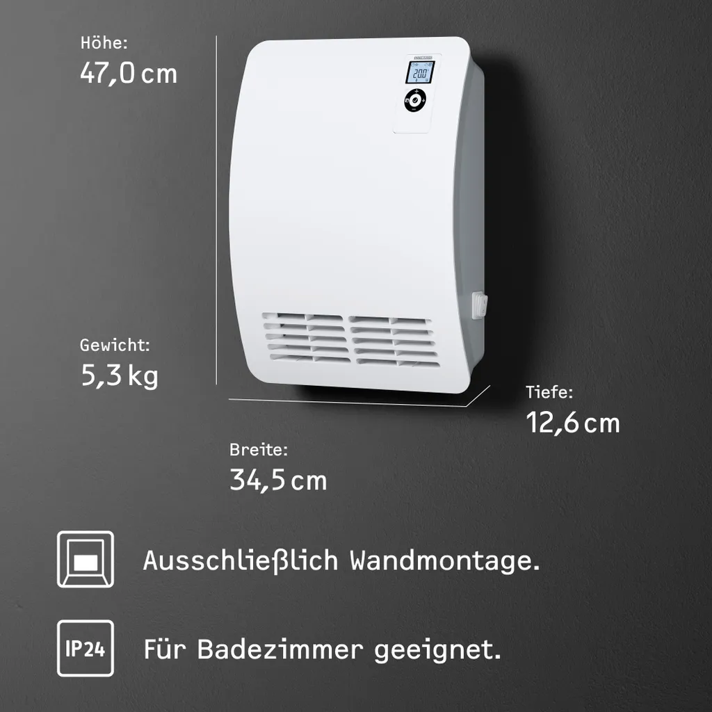 Chauffage rapide CK 20 Premium Programmable avec Détection Fenêtre - 5