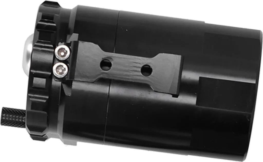 Récupérateur d'huile 350ml en aluminium noir avec accessoires inclus