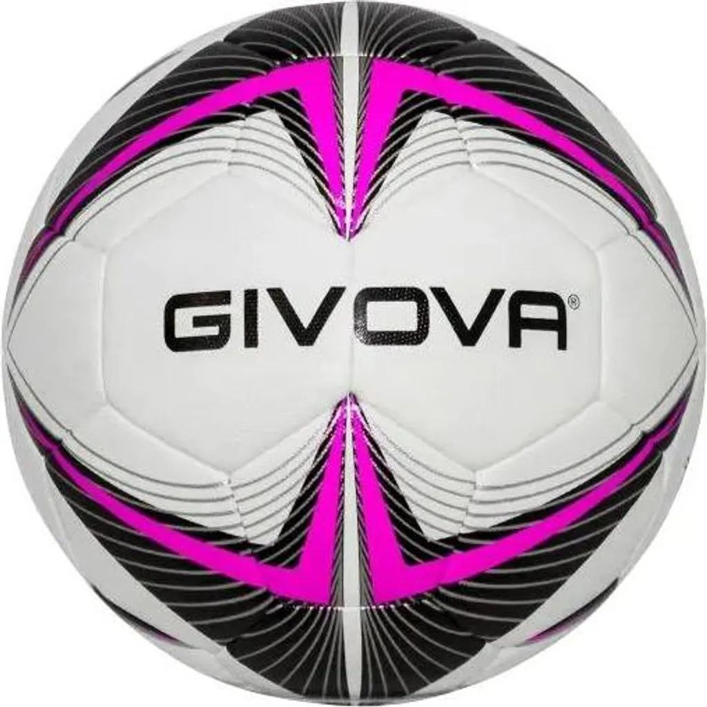 Ballon de foot de compétition Givova Match King rose et noir pro