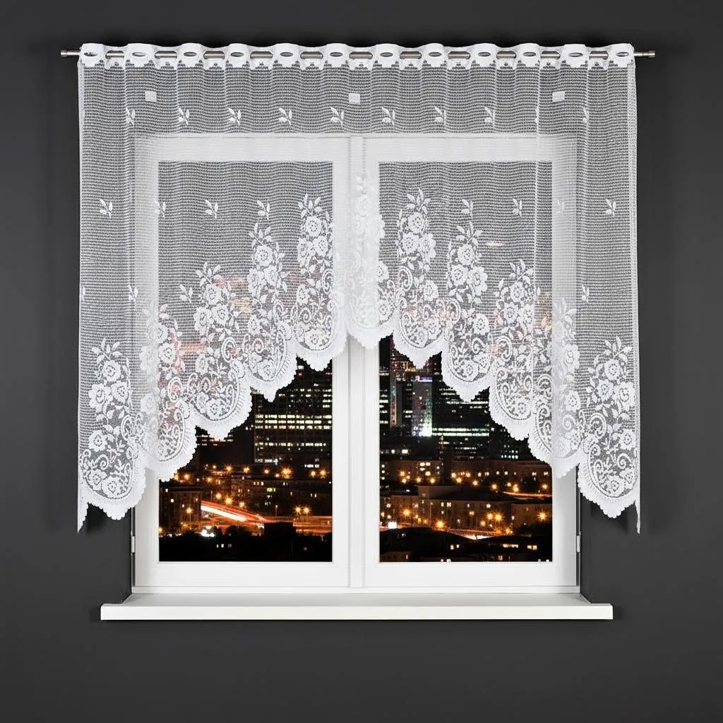 Tenda SARA 140 Bianca MyBestHome 250x140 cm | Mantovana Elegante