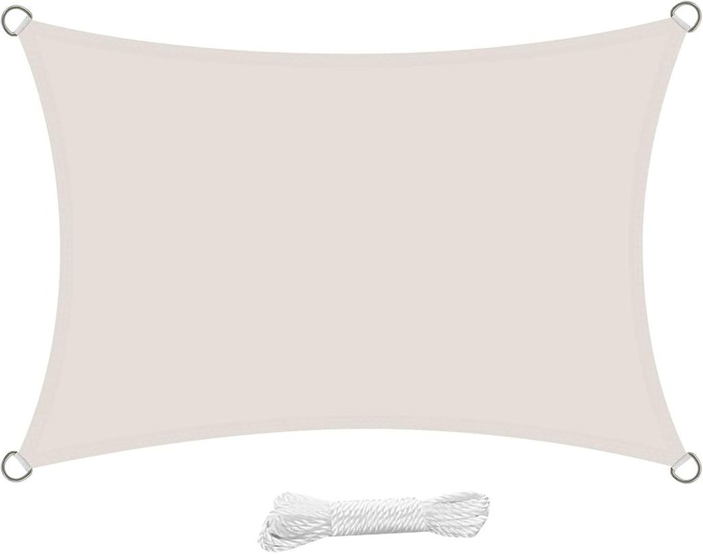 Sonnensegel Wasserdicht 5x5 Meter Quadratisch UV Schutz Produktbild 